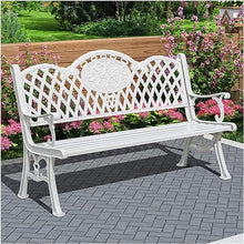 ERoomQ Outdoor Garden Bench Garden Bench Outdoor Patio Bench Park Terrace Bench Retro Garden Bench Decorative Lawn Bench for Porch,Lawn,Yard