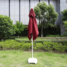 ERoomQ 2x2m Garden Umbrella Canopy Cover Sunshade Cloth for Outdoor Beach Backyard Market Umbrella Tent Replacement Cover Fits 4 Ribs Parasol