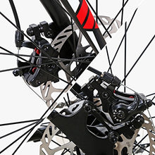 EUROBIKE Road Bike TSM 21-Speed Dual Disc Brake 700C Adult Bike 54CM Frame 3-Spoke Wheels Bicycle 54CM-SPOKE