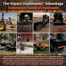 Impact Implements® 1500lb ATV/UTV/Tractor Cargo Trailer with Steel Floor