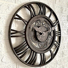 EHVYBDX Outdoor Garden Wall Clock Old Style Quartz Clock Garden Clocks Outdoor Waterproof Creative Home Furnishings Outdoor Wall Clock