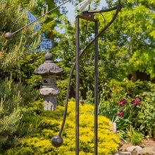 Large Rocking Animals with Flapping Wings Garden Stakes (Multicolor, XL Bald Eagle)
