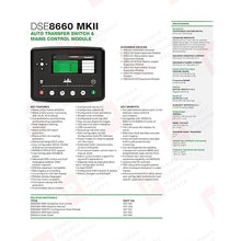 Original DSE8660 MKII Synchronizing Diesel Generator LCD Controller Module