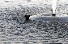 Fawn Lake Fountains Pond Fountain with 1/2 HP Pump, 7 Patterns, 100ft Cord Black