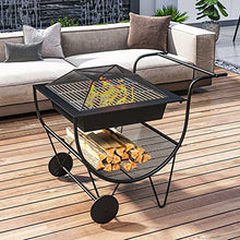 uP9sF2mD Barbecue Grill Courtyard Square Barbecue Table Grill Stainless Steel Outdoor Heating Stove Indoor Smokeless Carbon Barbecue Charcoal Grill