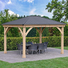 Yardistry 11 x 13 Meridian Gazebo Graphite
