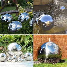 VRFTGHYJU Large Stainless Steel Gazing Ball - Mirror Finish Floating Pond Ornament, Hollow Reflective Garden Globe, Outdoor Decor for Yard & Pond(15cm)