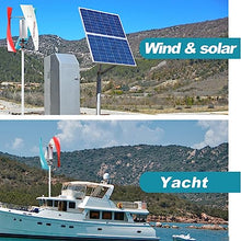 HUIZHITENGDA 1500W Wind Turbine, 12V 24V 48V Vertical 3 Phase Wind Power Generator Renewable Energy with Controller for Outdoor Courtyard Use and Wind Turbine Systems,12v