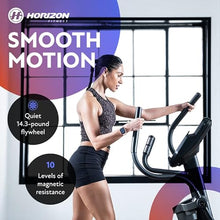 Horizon Fitness EX-59 Elliptical Trainer Exercise Machine Black
