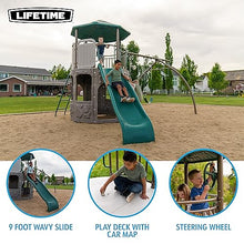 Lifetime Adventure Tower Swing Set Playset Earthtone