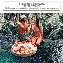 ERoomQ SwimmingPool Floating trayfor Adults for,Spas, Bath, and Parties |Floating Tray for Pool Serving Drinks, Brunch, Food on The Water