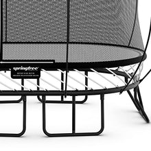 Springfree Compact Oval Trampoline 6x9 ft Black