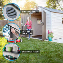 Lifetime Storage Sheds - 60075 Plastic Storage Shed 8 x 15