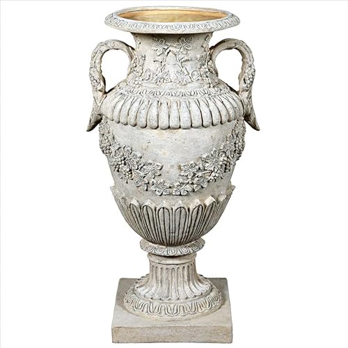 Design Toscano Wine Harvest Oviform Architectural Garden Urn Roman Stone