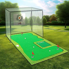 YUNIC Golf Putting Green Premium Nylon Golf Training Mat Green