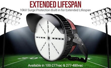 RuggedGrade 500W StadiumPro IV Series LED Flood Light Wattage Selectable