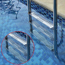 Swimming Pool Handrail 304 Stainless Steel Pool Stair Railing 42mm in Diameter for 1-1.4m Pool Entry Need to be Embedded/Silver / 155x59.2x50cm (Silver 155x59.2x50cm)