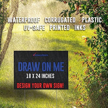 VictoryStore 18” x 24” Corrugated Plastic Blank Yard Signs Black 500-Pack