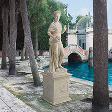Design Toscano Spring Woman of the Four Seasons Garden Statue & Plinth 89 inch Faux Limestone