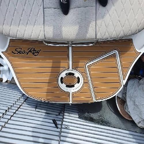 Generic Boat EVA Faux Teak Decking Floor for 2012 Sea Ray 260 SD Cockpit Kit