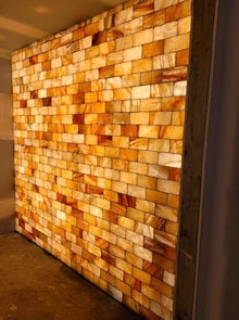 50 Himalayan Salt Tiles Wholesale-Pack (8×4×1″) Pink Salt Bricks for Wall Panels, Sauna, Grill Cooking & Home Décor (Blocks & Bricks Bundle)