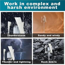 HENGJINGTR 14000W Vertical Wind PowerTurbine Generator Kit, Portable Wind Turbine Wind Power Kit with Charge Controller for Home Factory Use (12V 24V 48V 220V),48V