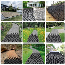 2" HDPE Gravel Stabilizing Geo Cell Permeable Ground Grid Heavy Duty Foundation Support for Driveway Walkway Patio Slope Parking Outdoor Erosion Control & Soil Stabilization(6x10m(20x33ft))