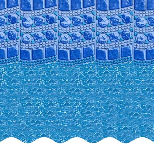 33 Foot Overlap Round Above Ground Swimming Pool Liner, 25 Gauge Thick