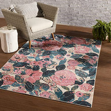 Jaipur Living Indoor Outdoor Large Area Rug Floral Pink 8x10