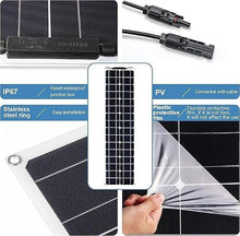 KZZAAO 400 Watt Solar Panel Kit, 2 × 200 Watt Flexible Solar Power Panel Photovoltaic Module with 40A Solar Charge Controller