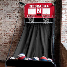 Pop-A-Shot Home Dual Shot with Nebraska Cornhuskers NCAA Graphics Red