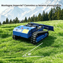 Remote Control Lawn Mower with Snow Plow – 9HP Hybrid, 800m Remote, 55cm Cut, 2-15cm Electric Height, 45° Slope, Brushless Motor – for Estate, Farm, Snow – Year-Round Crawler Utility