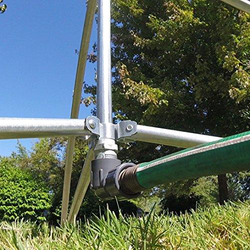 IrrigationKing RK-1A8-6PK Raintower Sprinkler with 6' Tripod Stand and 3/4" Brass Nozzle