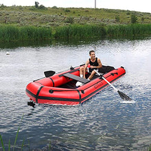 Generic Camping Survivals PVC Water Adult Assault Boat Red And Black