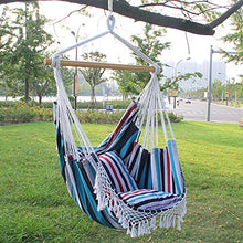 ZerHoc Portable Hammock,Canvas Hammock,Portable Canvas Hammock Chair,Beach Swing Bed with Tree Straps for Indoor and Outdoor Blue 150x130cm