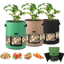 2 Size Plant Grow Bags Potato Bag Home Garden Pot Greenhouse Vegetable Growing Bags Moisturizing Garden Bag Tools (Color : C2 Size : 7 Gallon 30x35cm) (B 1 7 Gallon 30x35cm)