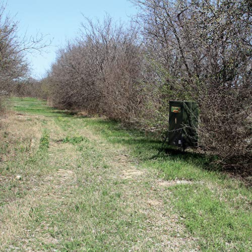 Texas Hunter Products Hide-A-Way Directional Wildlife Feeder 300lb Capacity Hunter Green