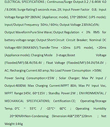 GOWE 8000w 48v 10kva 230v mppt solar inverter support up to 8000w sola panel