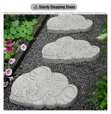 Garden Stepping Stones, Garden Stone, Garden Stepping Stone for Outside, Decorative Walking Stone for Flower Bed Lawn Path