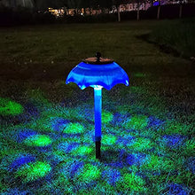 Garden Lights Umbrella Led Light Outdoor Waterproof Sunlight Garden Decoration Street Lights Powered Lawn Lamp