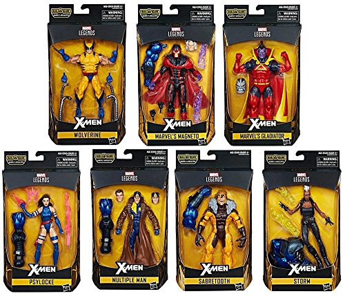 Marvel X-Men Legends Apocalypse Series Action Figures Set of 7