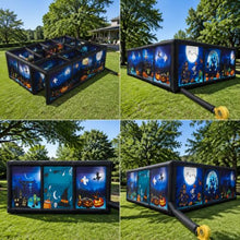 Inflatable Haunted House Maze 20x13x7FT Halloween Decor