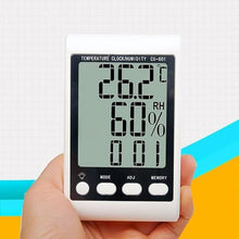 ASWRTYJO ABS Digital Display with Backlight Electronic Thermometer Hygrometer Meter