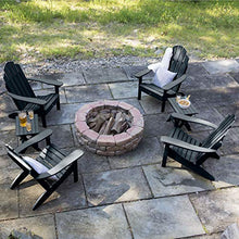 Highwood Adirondack Collection Westport 6pc Set with Folding Side Tables Federal Blue