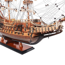 Old Modern Handicrafts Wasa Collectible Ship Model Natural Wood