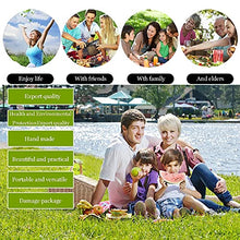 YRHH Foldable Shopping Basket for 2/4 People with Lid, Wicker Picnic Basket with Cutlery, Plates, Glasses, Dinnerware and Picnic Blanket for Picnic, Camping-4people