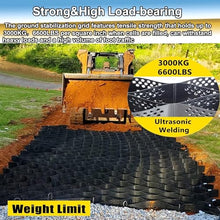 2" HDPE Heavy Duty Gravel Grid for Landscape Property Path Slope Patio Erosion Control Soil Stabilization and Outdoor Ground Reinforcement System(6x10m(20x33ft))