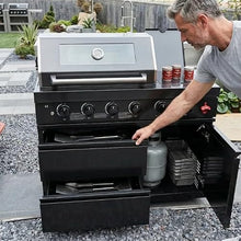 Chery Industrial 46-Inch 4-Burner Outdoor Natural Gas Grill, 72000 BTU