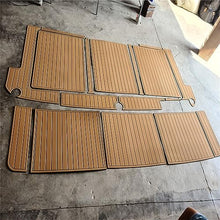 Valman Boat EVA Faux Teak Decking Floor Pad Mat for 1987 Bayliner 4550 - Color Options Available