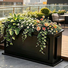 KEG801302 Flower Box Landscape Planter Box Flower Bed Decorative Pot Garden